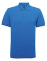 Heren Polo Asquith & Fox Polycotton Sapphire
